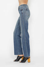 Load image into Gallery viewer, Judy Blue Mid Rise "Tummy Control" Vintage Straight Denim Jeans
