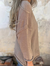 Load image into Gallery viewer, Oversized V-Neck Knit Top *