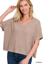 Load image into Gallery viewer, Fran Short Sleeve Jacquard Sweater
