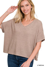 Load image into Gallery viewer, Fran Short Sleeve Jacquard Sweater