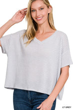 Load image into Gallery viewer, Fran Short Sleeve Jacquard Sweater