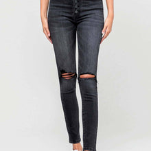 Load image into Gallery viewer, Haylie High Rise Distressed Skinny Jean