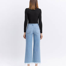 Load image into Gallery viewer, High Rise Cropped Wide Leg Jeans