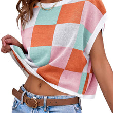 Load image into Gallery viewer, Jana Color Block Sweater Vest
