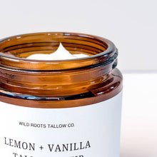 Load image into Gallery viewer, Lemon + Vanilla Tallow Whip 2oz