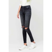 Load image into Gallery viewer, Haylie High Rise Distressed Skinny Jean