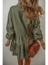 Load image into Gallery viewer, Thompson Pleated Shirt Dress