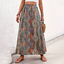 Load image into Gallery viewer, Boho side Split Long Skirt