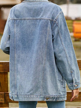 Load image into Gallery viewer, Oversized Button Up Denim Jacket