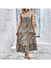 Load image into Gallery viewer, June Floral Ruffle Dress