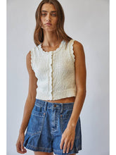 Load image into Gallery viewer, Snuggly Cotton Button Knit Vest