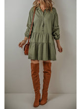 Load image into Gallery viewer, Thompson Pleated Shirt Dress