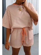 Load image into Gallery viewer, Stripes Louge Shorts Set *