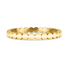 Load image into Gallery viewer, 18k Gold Plated Flat Circle Stacking Ring