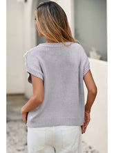 Load image into Gallery viewer, Bowknot Cap Sleeve Sweater