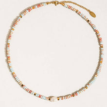 Load image into Gallery viewer, Swank Boho Beaded Pearl Necklace