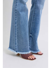 Load image into Gallery viewer, High Waisted Bootcut with Fray Hem