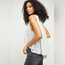 Load image into Gallery viewer, Free People Turn it Up Stripes High Low Tank
