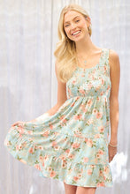 Load image into Gallery viewer, Mint Floral Dress
