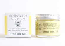 Load image into Gallery viewer, Grapefruit Lemon Deodorant Cream
