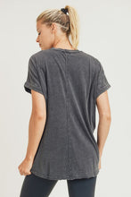 Load image into Gallery viewer, Jenny Longline Mineral-Washed Athleisure Top
