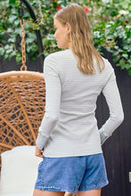 Load image into Gallery viewer, Raelynn Stripped Henely Top
