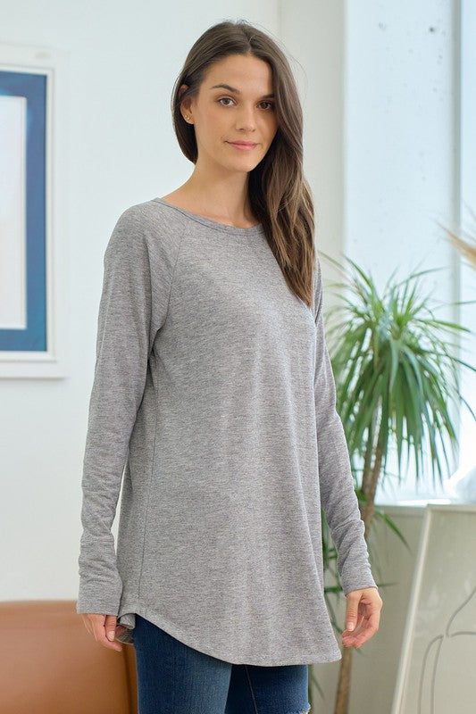Chrissy Knit Top with Thumb Holes