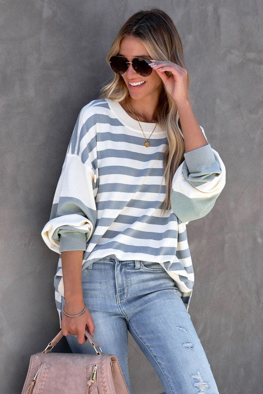 Dayna Drop Shoulder Pullover Sweatshirt