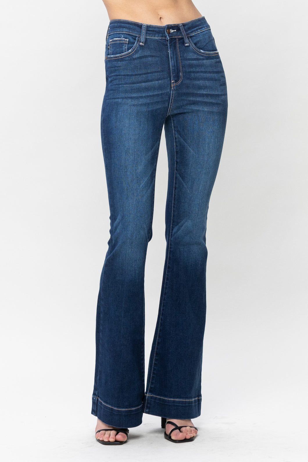 Jenny High Rise Basic Flare Jean