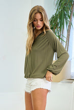 Load image into Gallery viewer, Leah Shirred Knit Top
