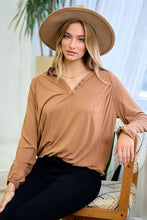 Load image into Gallery viewer, Leah Shirred Knit Top
