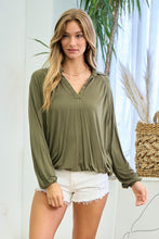 Load image into Gallery viewer, Leah Shirred Knit Top
