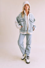 Load image into Gallery viewer, Doro Denim and Sherpa Jacket
