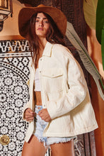 Load image into Gallery viewer, Raglan Quilted Shirt Jacket
