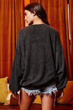 Load image into Gallery viewer, Bobbi Stripe Textured Knit Sweatshirt
