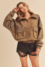 Load image into Gallery viewer, Carter Tan Sherpa Pullover
