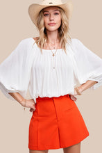Load image into Gallery viewer, Off the Shoulder Balloon Sleeve Shirt
