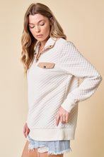 Load image into Gallery viewer, Deedee Diamond Quilted Pullover
