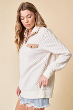 Load image into Gallery viewer, Deedee Diamond Quilted Pullover
