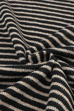 Load image into Gallery viewer, Black Striped Turtleneck Sweater
