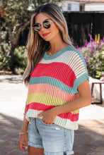 Load image into Gallery viewer, Sherbert Short Sleeve Knit Top
