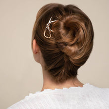 Load image into Gallery viewer, Kitsch Mini Gold Bow French Hair Pin
