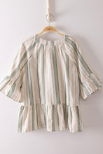 Load image into Gallery viewer, Striped Bell Sleeve Top
