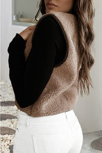 Load image into Gallery viewer, Sherpa Tie Front Vest
