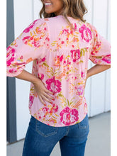 Load image into Gallery viewer, Las Floral Puffy Blouse
