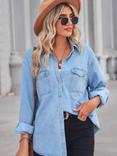 Load image into Gallery viewer, Light Denim Slim Long SLeeve
