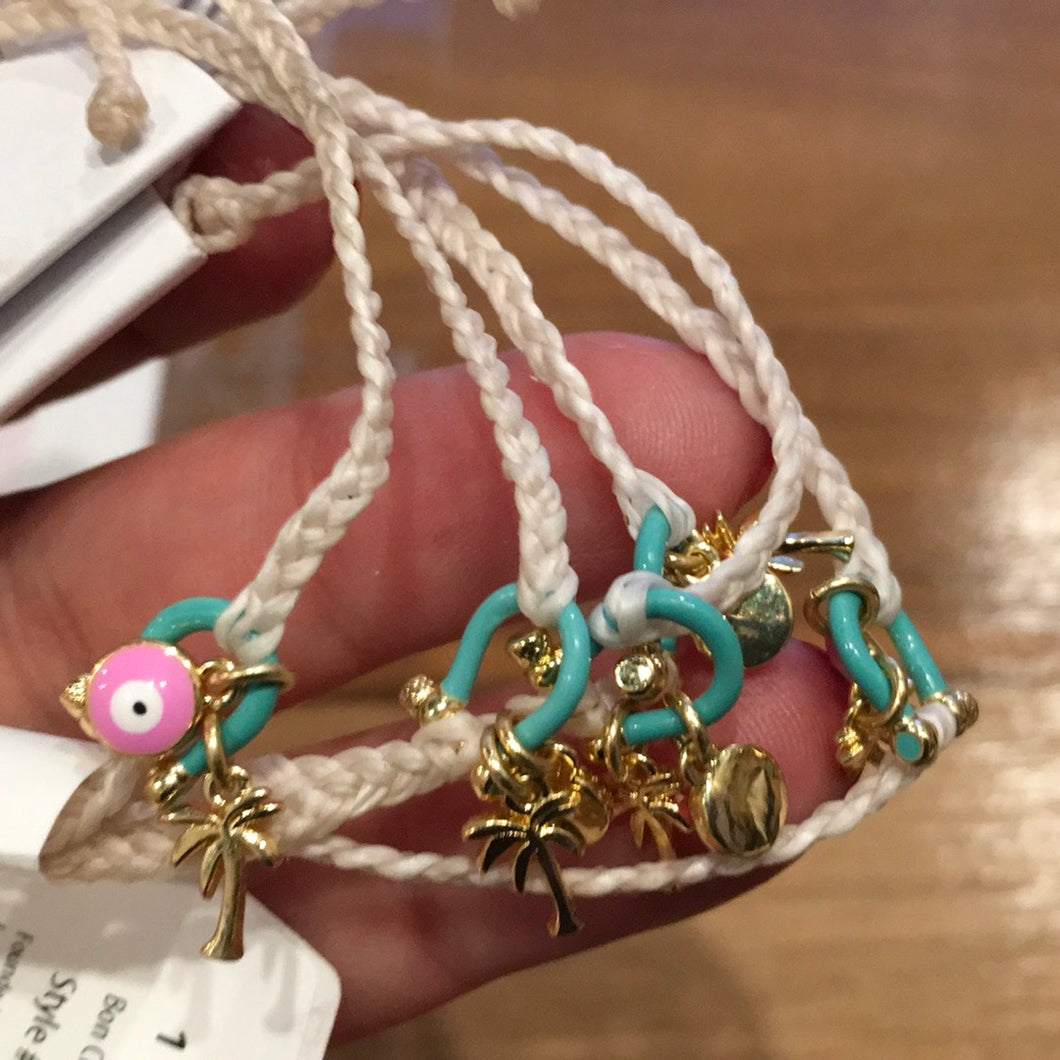 Bon Chance Gold Charm Bracelet