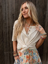 Load image into Gallery viewer, Soft Plume Henley Top *
