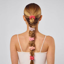 Load image into Gallery viewer, Kitsch Cherry Ruched Satin Scrunchies
