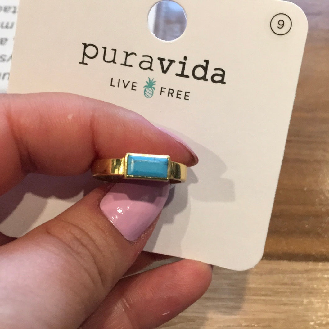 Tulum Turquoise Ring